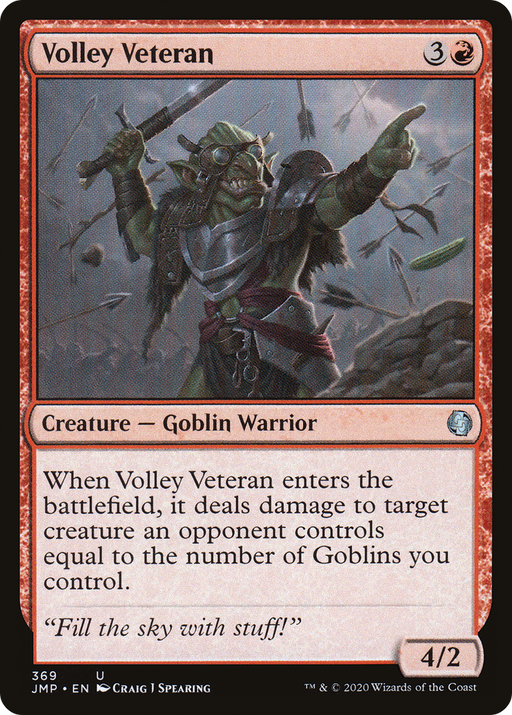 Volley Veteran (JMP-369) [Jumpstart] MTG Single Wizards of the Coast