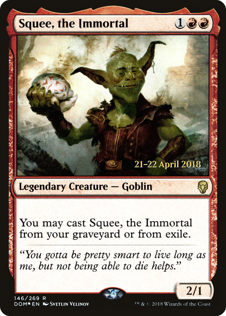 Squee, the Immortal (PRE-146) [Dominaria Promos] Foil MTG Single Wizards of the Coast