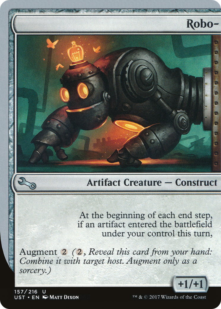 Robo- (UST-157) [Unstable] Foil MTG Single Wizards of the Coast