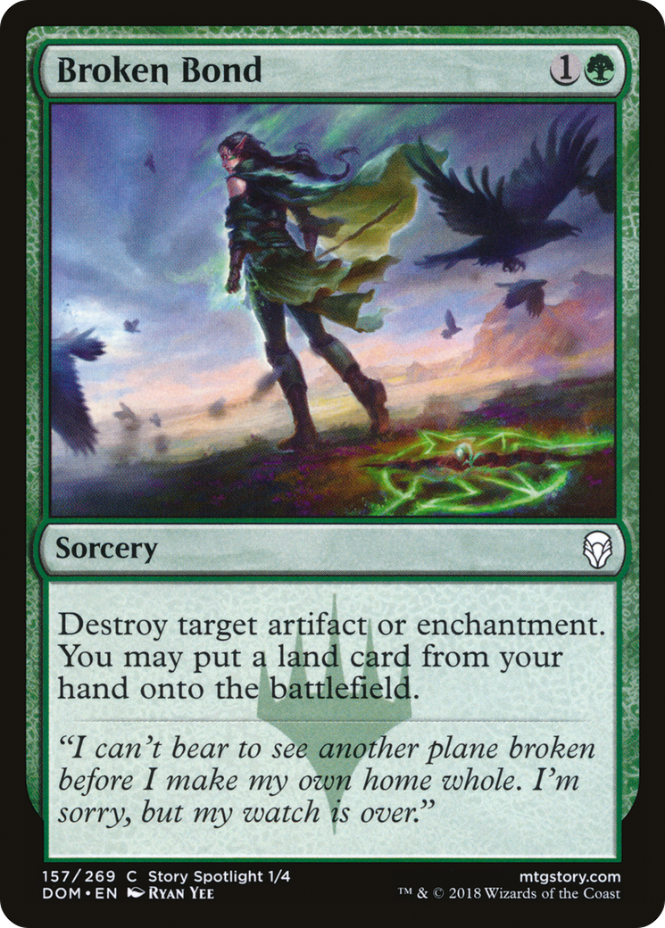 Broken Bond (DOM-157) [Dominaria] Foil MTG Single Wizards of the Coast