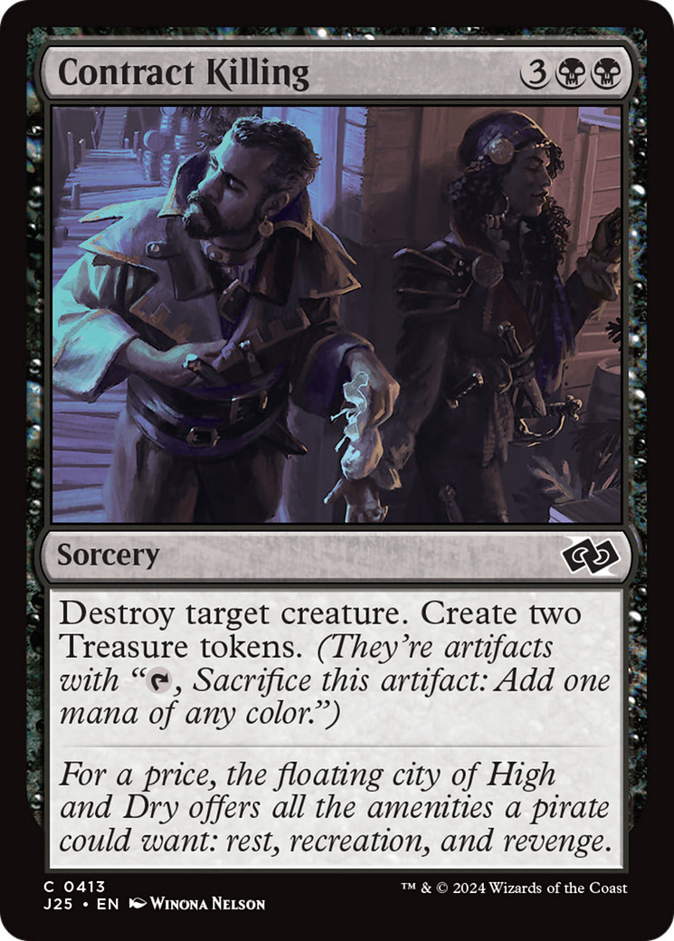 Contract Killing (J25-413) [Foundations Jumpstart] MTG Single Wizards of the Coast
