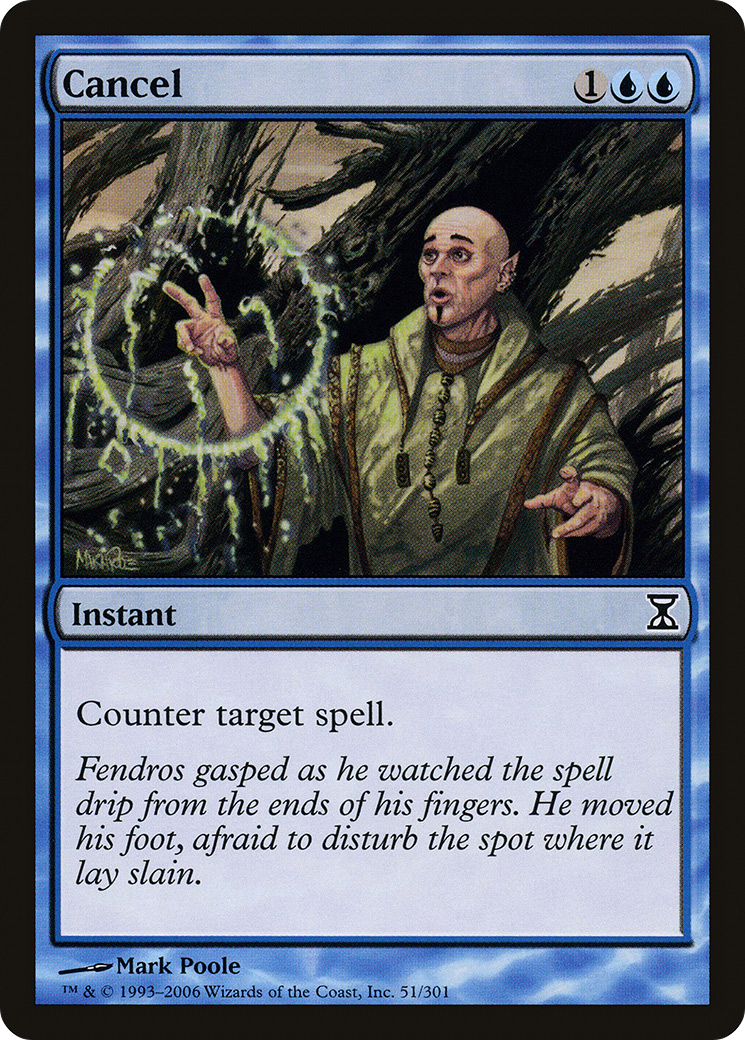 Cancel (TSP-051) [Time Spiral] MTG Single Wizards of the Coast