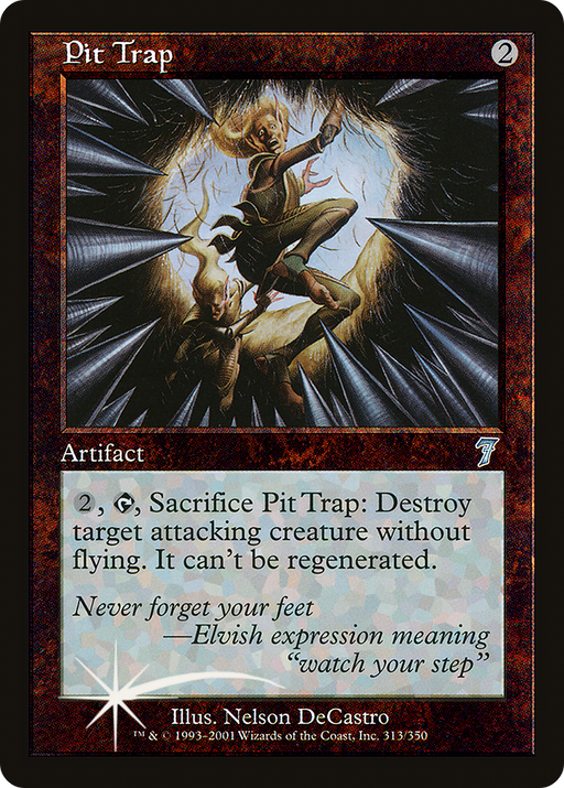 Pit Trap (7ED-313) [7th Edition] MTG Single Wizards of the Coast