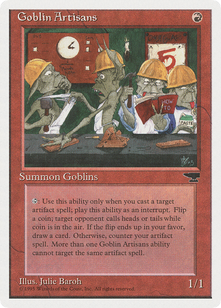 Goblin Artisans (CHR-048) [Chronicles] MTG Single Wizards of the Coast