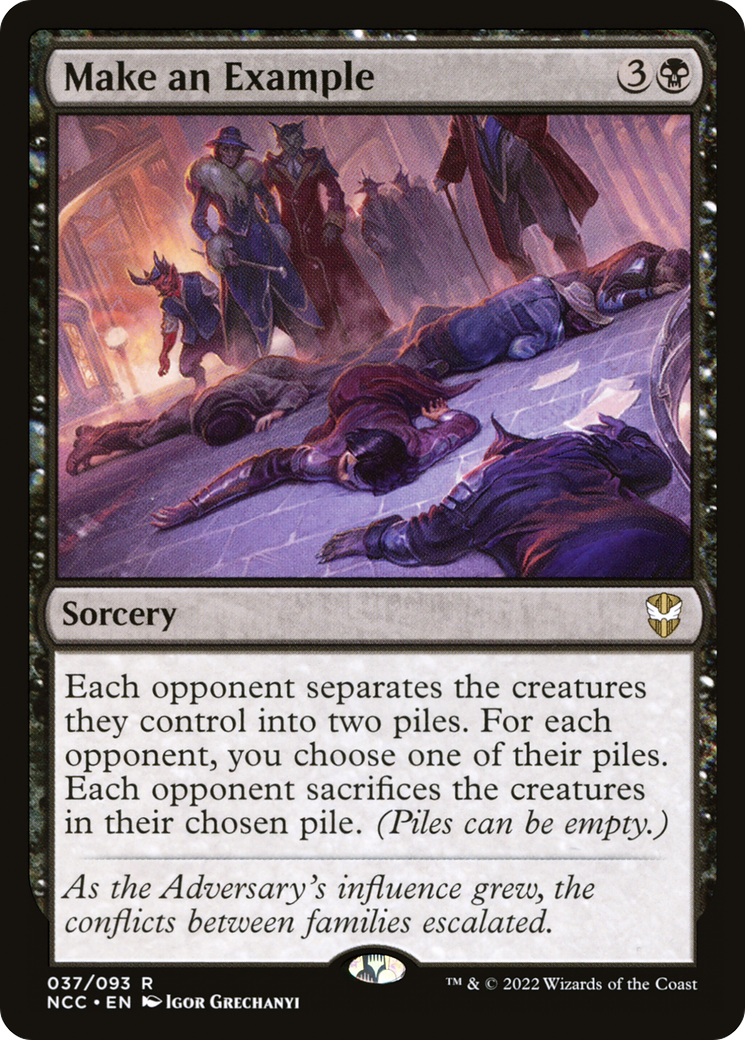 Make an Example (NCC-037) [New Capenna Commander] MTG Single Wizards of the Coast
