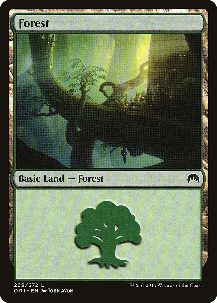 Forest (ORI-269) [Magic Origins] MTG Single Wizards of the Coast