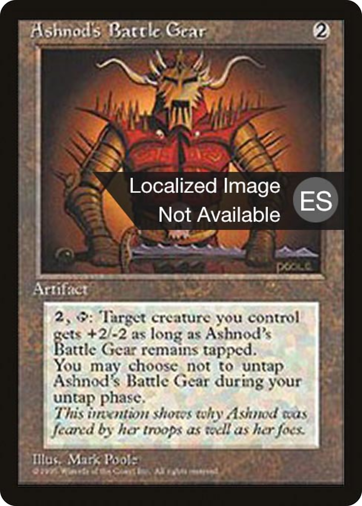 Ashnod's Battle Gear (4BB-) [Fourth Edition Foreign Black Border] MTG Single Wizards of the Coast