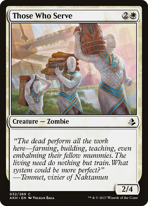 Those Who Serve (AKH-032) [Amonkhet] MTG Single Wizards of the Coast