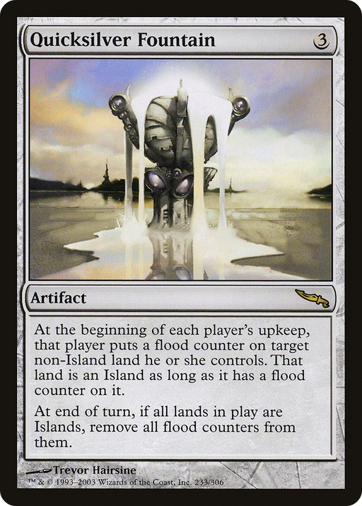 Quicksilver Fountain (MRD-233) [Mirrodin] MTG Single Wizards of the Coast