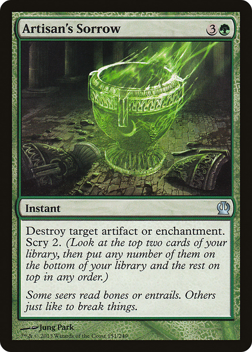 Artisan's Sorrow (THS-151) [Theros] Foil MTG Single Wizards of the Coast