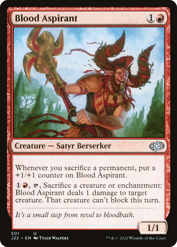 Blood Aspirant (J22-501) [Jumpstart 2022] MTG Single Wizards of the Coast