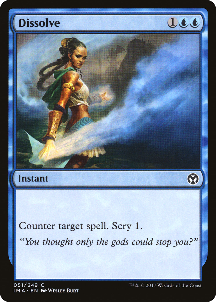Dissolve (IMA-051) [Iconic Masters] Foil MTG Single Wizards of the Coast