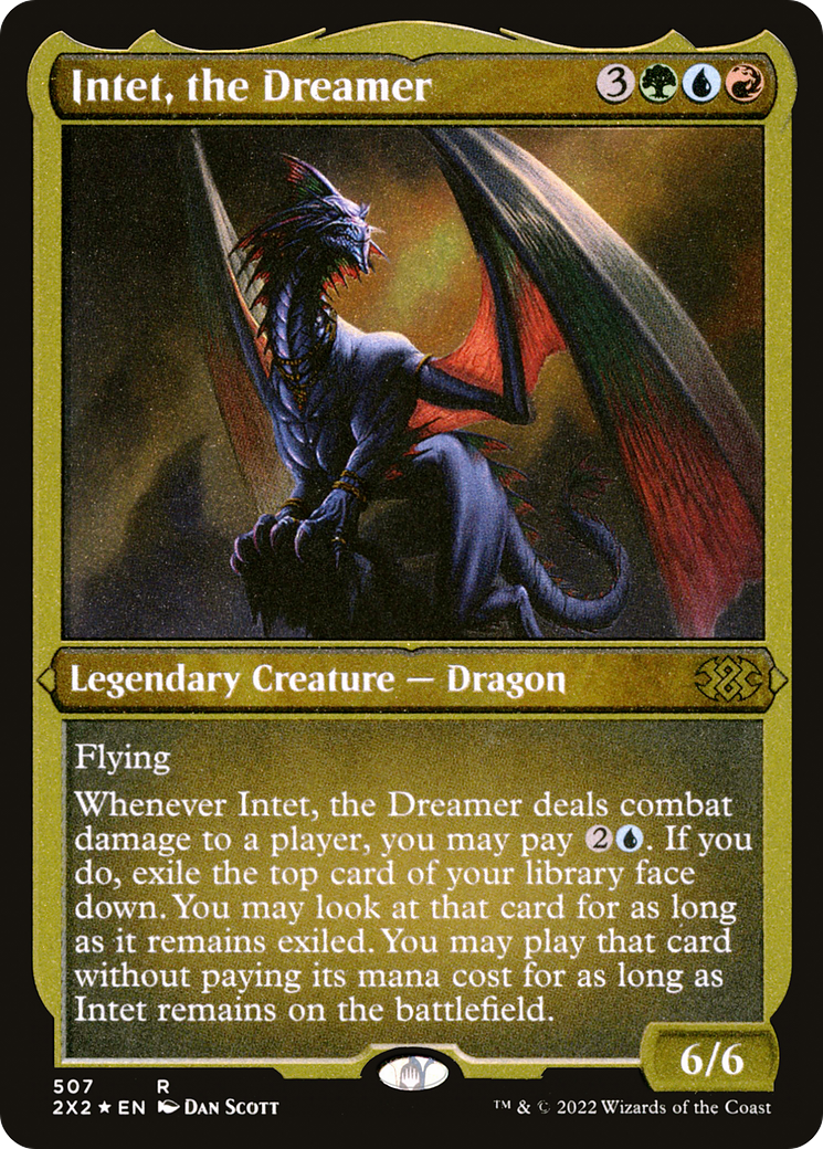 Intet, the Dreamer (Foil Etched) (2X2-507) [Double Masters 2022] Foil MTG Single Wizards of the Coast