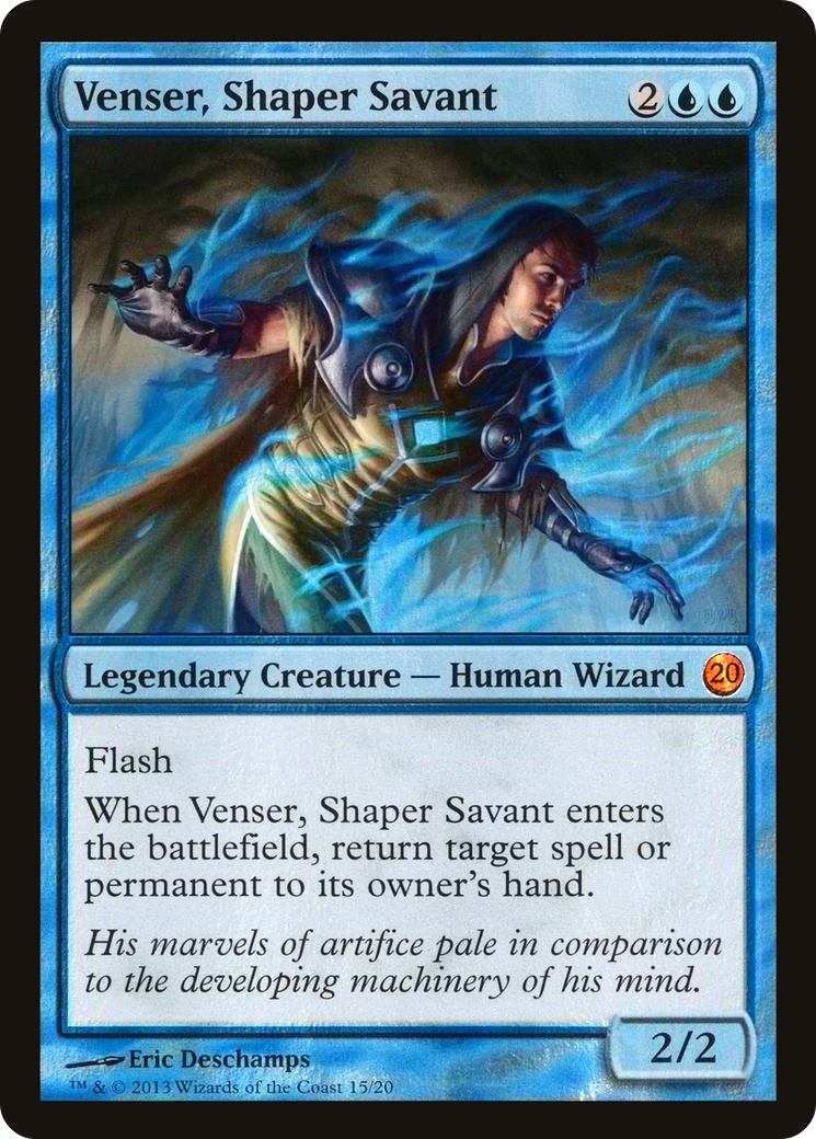 Venser, Shaper Savant (V13-015) [Misc] From the Vault: Twenty Foil MTG Single Wizards of the Coast