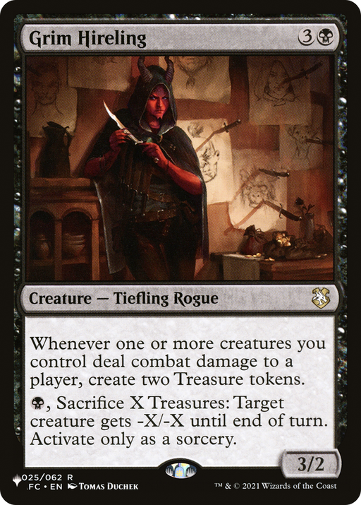 Grim Hireling (LIST-025/062) [Mystery Booster] The List MTG Single Wizards of the Coast