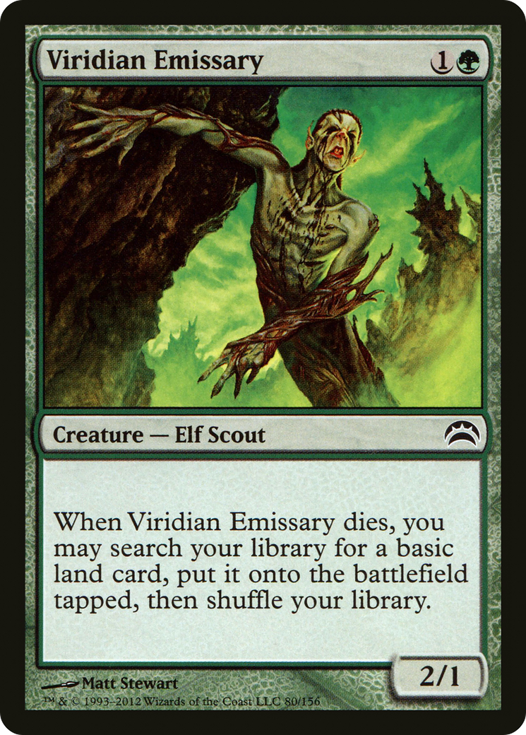 Viridian Emissary (PC2-080) [Misc] Planechase 2012 Foil MTG Single Wizards of the Coast