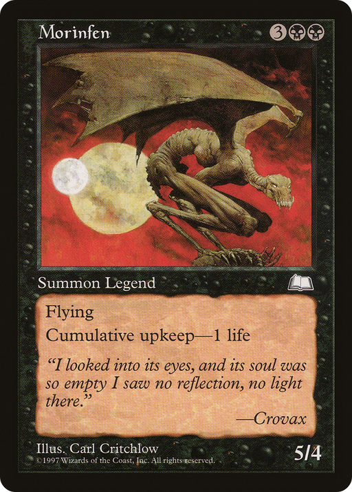 Morinfen (WTH-) [Weatherlight] MTG Single Wizards of the Coast