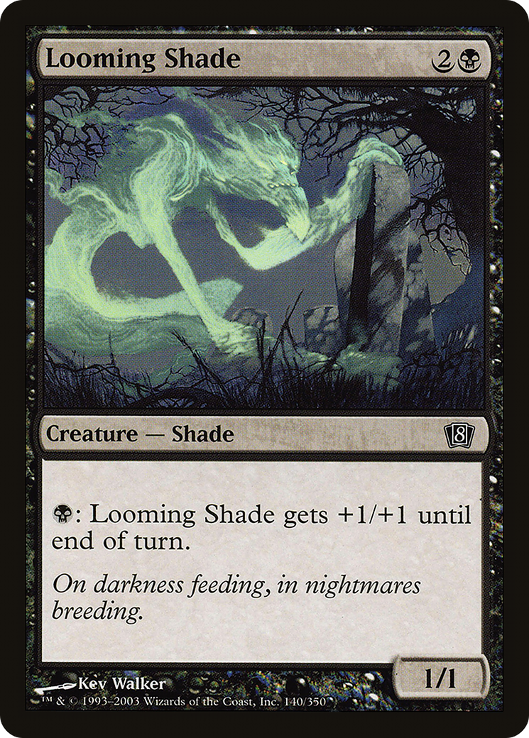 Looming Shade (8ED-140) [8th Edition] MTG Single Wizards of the Coast