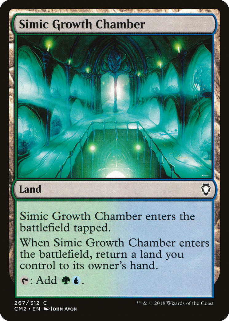 Simic Growth Chamber (CM2-267) [Commander Anthology Volume II] MTG Single Wizards of the Coast