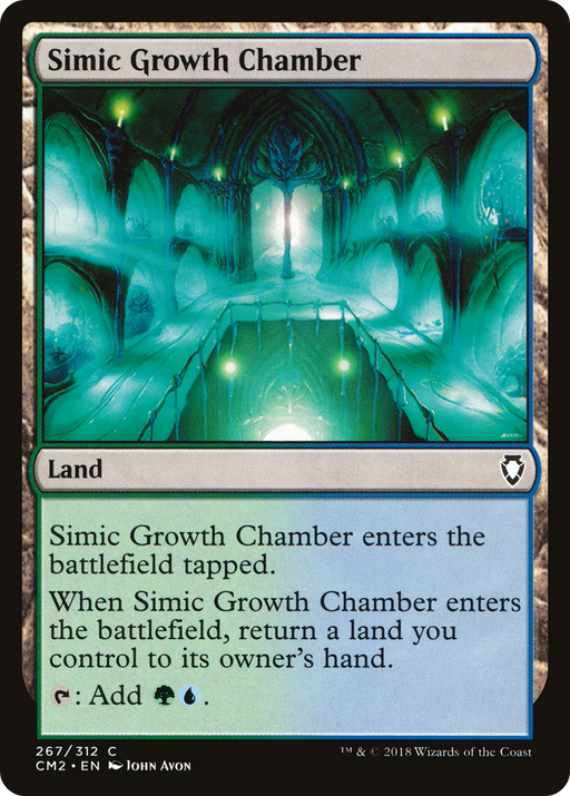 Simic Growth Chamber (CM2-267) [Commander Anthology Volume II] MTG Single Wizards of the Coast