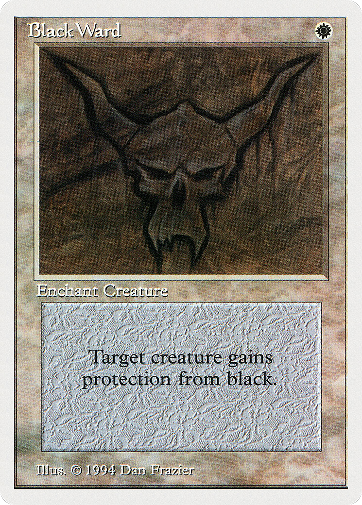 Black Ward (SUM-005) [Misc] Summer Magic / Edgar MTG Single Wizards of the Coast