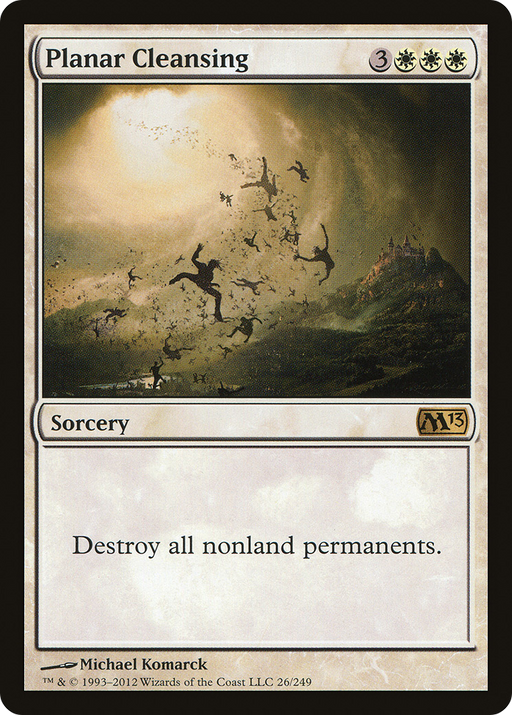 Planar Cleansing (M13-026) [Magic 2013] Foil MTG Single Wizards of the Coast