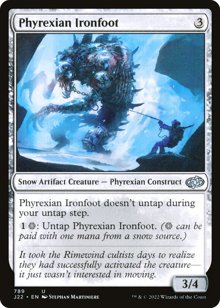 Phyrexian Ironfoot (J22-789) [Jumpstart 2022] MTG Single Wizards of the Coast