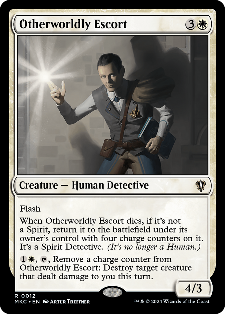 Otherworldly Escort (MKC-012) [Murders at Karlov Manor Commander] MTG Single Wizards of the Coast