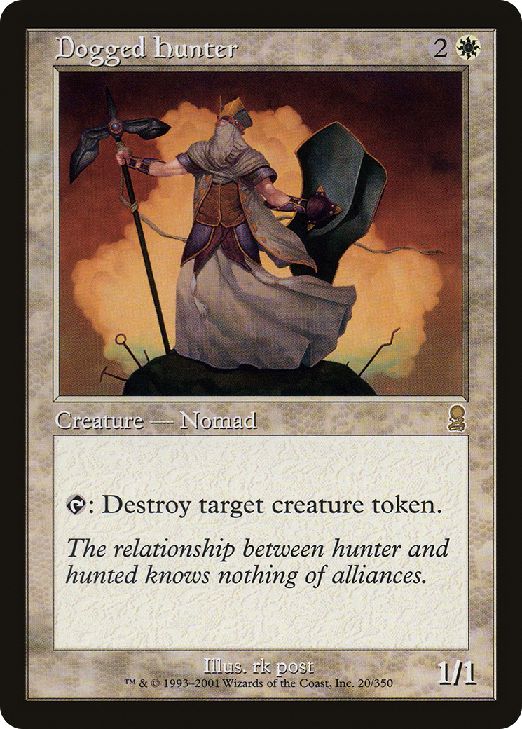 Dogged Hunter (ODY-020) [Odyssey] Foil MTG Single Wizards of the Coast