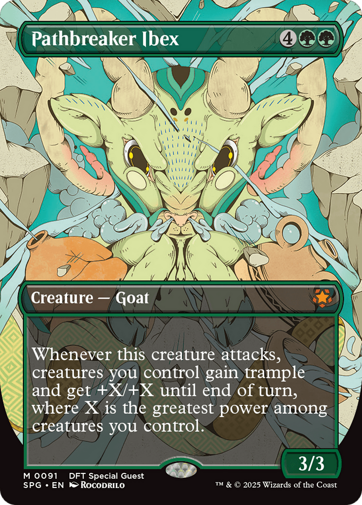 Pathbreaker Ibex (SPG-091) [Special Guests] (Borderless) MTG Single Wizards of the Coast