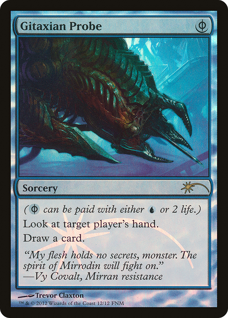 Gitaxian Probe (FNM-012) [Misc] Friday Night Magic 2012 Foil MTG Single Wizards of the Coast