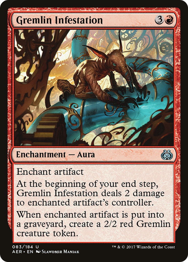 Gremlin Infestation (AER-083) [Aether Revolt] MTG Single Wizards of the Coast