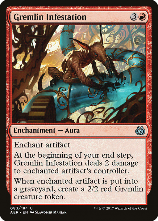 Gremlin Infestation (AER-083) [Aether Revolt] MTG Single Wizards of the Coast