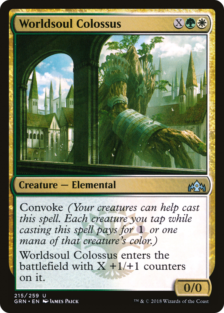 Worldsoul Colossus (GRN-215) [Guilds of Ravnica] MTG Single Wizards of the Coast