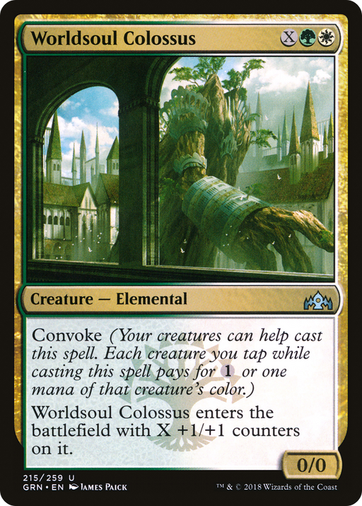 Worldsoul Colossus (GRN-215) [Guilds of Ravnica] MTG Single Wizards of the Coast