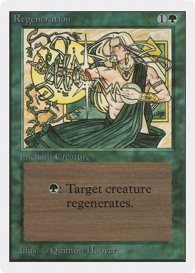 Regeneration (2ED-214) [Oldschool] Unlimited Edition MTG Single Wizards of the Coast
