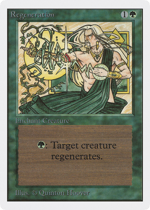 Regeneration (2ED-214) [Oldschool] Unlimited Edition MTG Single Wizards of the Coast