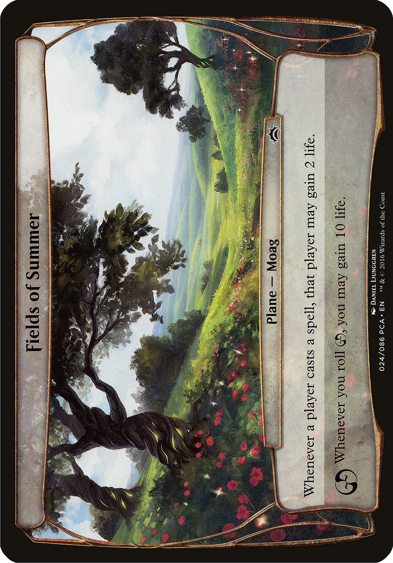 Fields of Summer (Planechase Anthology) (OVER-) [Oversized] Planechase Anthology Planes MTG Single Wizards of the Coast