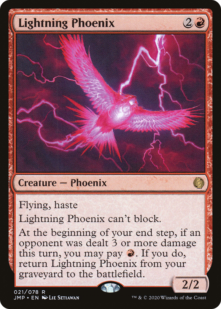 Lightning Phoenix (JMP-021) [Jumpstart] MTG Single Wizards of the Coast