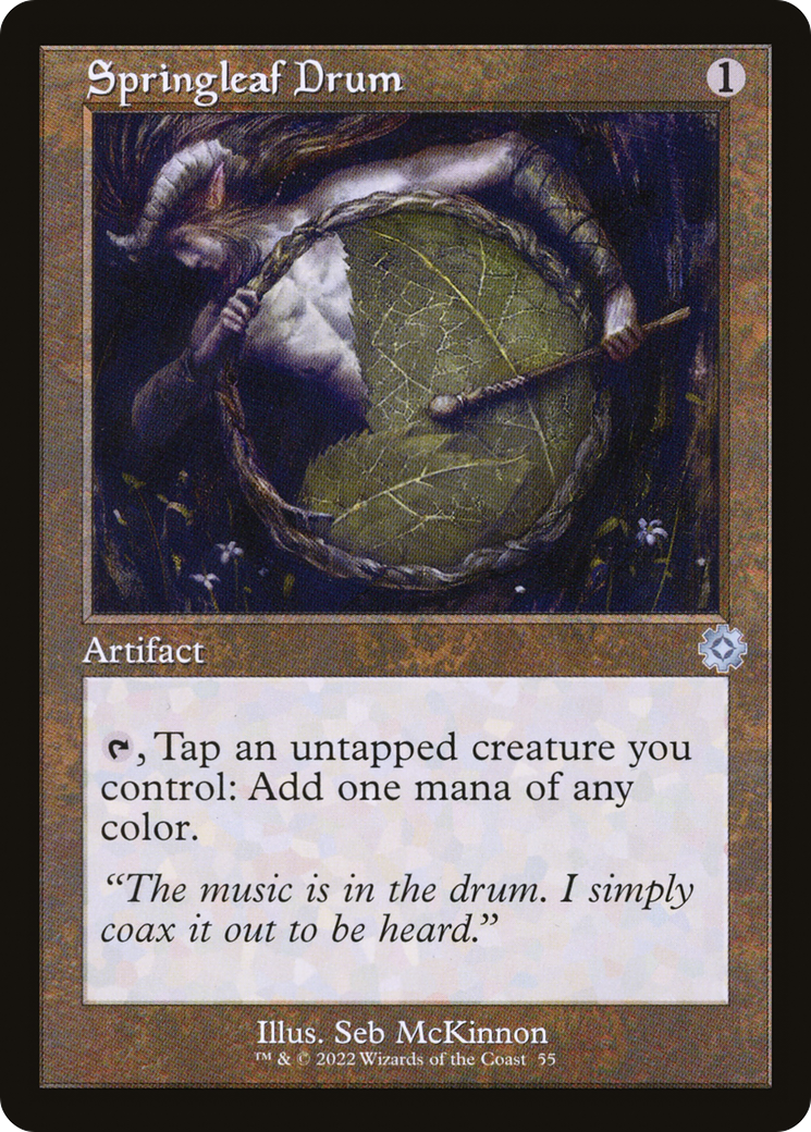Springleaf Drum (BRR-055) [The Brothers' War Retro Artifacts] MTG Single Wizards of the Coast