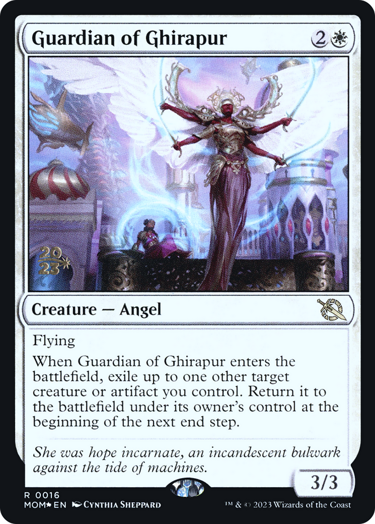 Guardian of Ghirapur (PRE-16S) [March of the Machine Promos] Foil MTG Single Wizards of the Coast