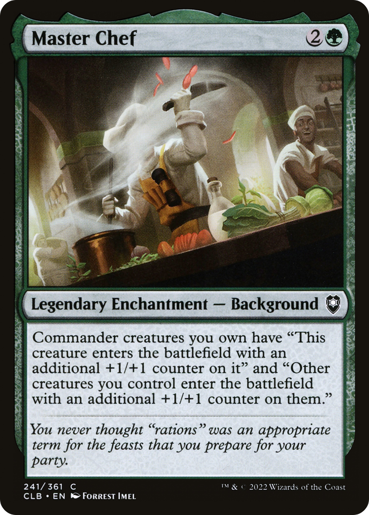 Master Chef (CLB-241) [Commander Legends: Battle for Baldur's Gate] Foil MTG Single Wizards of the Coast