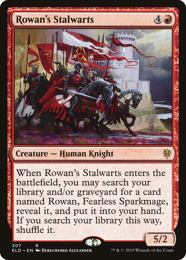 Rowan's Stalwarts (ELD-307) [Throne of Eldraine] MTG Single Wizards of the Coast