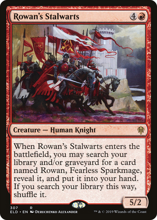 Rowan's Stalwarts (ELD-307) [Throne of Eldraine] MTG Single Wizards of the Coast