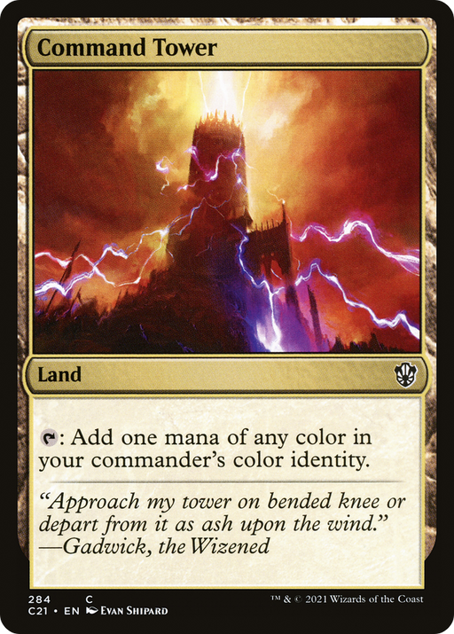 Command Tower (C21-284) [Commander 2021] MTG Single Wizards of the Coast