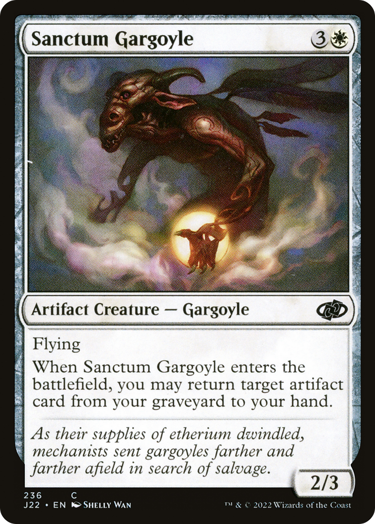 Sanctum Gargoyle (J22-236) [Jumpstart 2022] MTG Single Wizards of the Coast