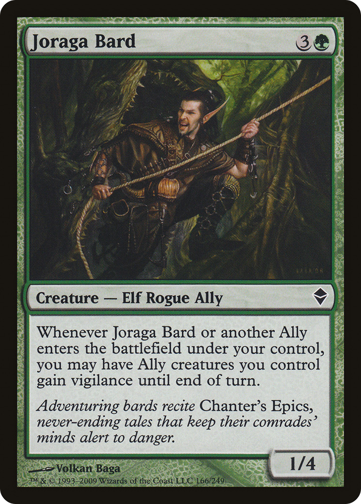 Joraga Bard (ZEN-166) [Zendikar] Foil MTG Single Wizards of the Coast