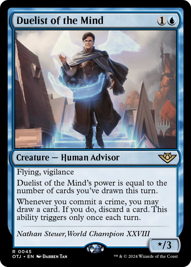 Duelist of the Mind (PPOTJ-045) [Outlaws of Thunder Junction Promos] MTG Single Wizards of the Coast