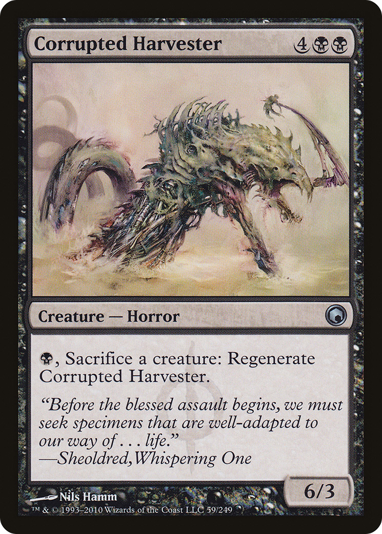 Corrupted Harvester (SOM-059) [Scars of Mirrodin] MTG Single Wizards of the Coast
