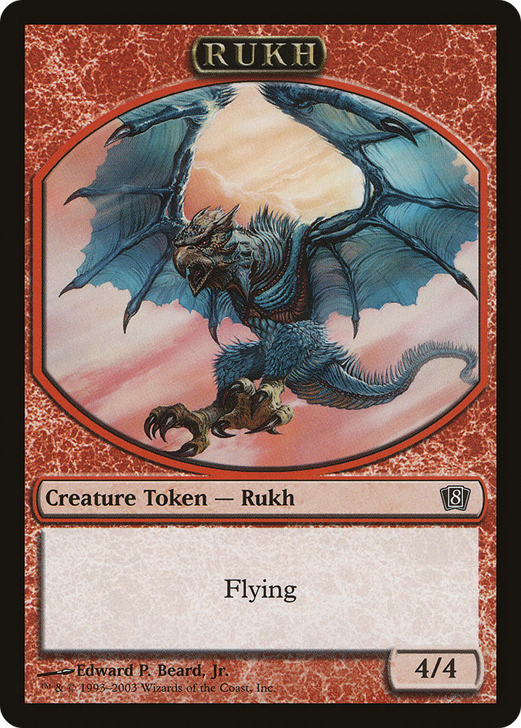 Rukh Token (8ED) (MPRP-) [Misc] Magic Player Rewards 2003 MTG Single Wizards of the Coast